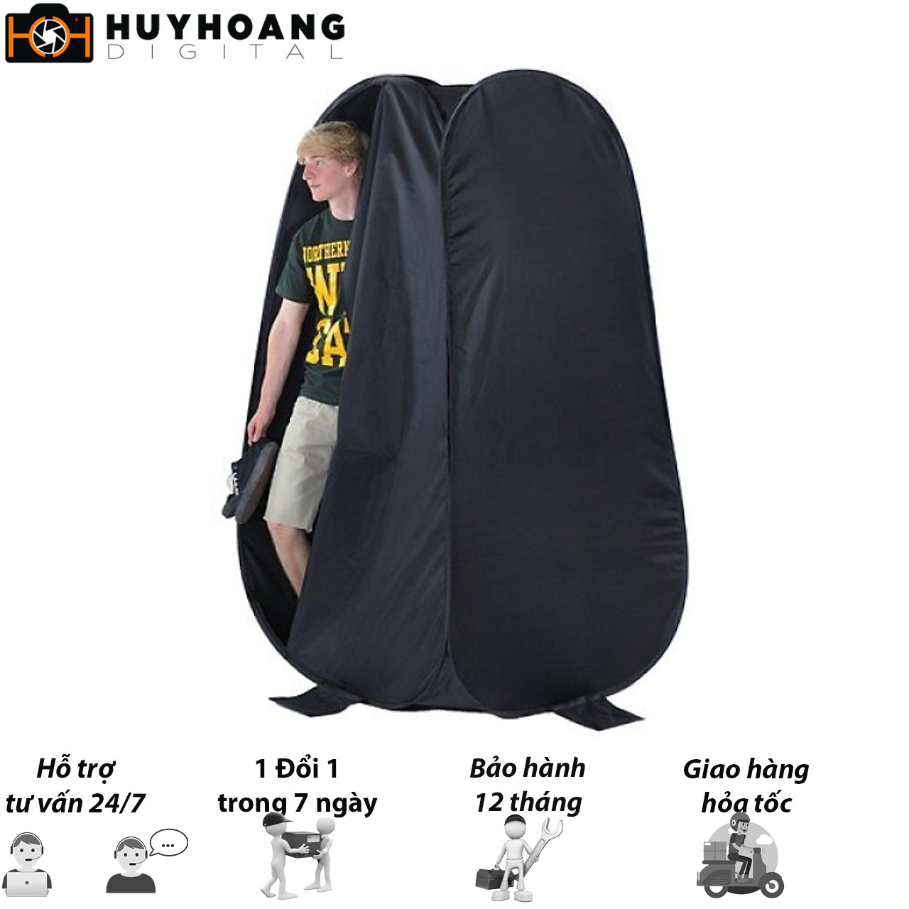 [HCM]Phòng thay đồ di động Made Products Changeroom (Đen)