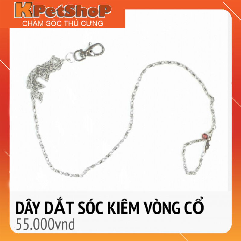 Dây xích cho sóc đất - sóc bông và thú cưng nhỏ dưới 0.5kg