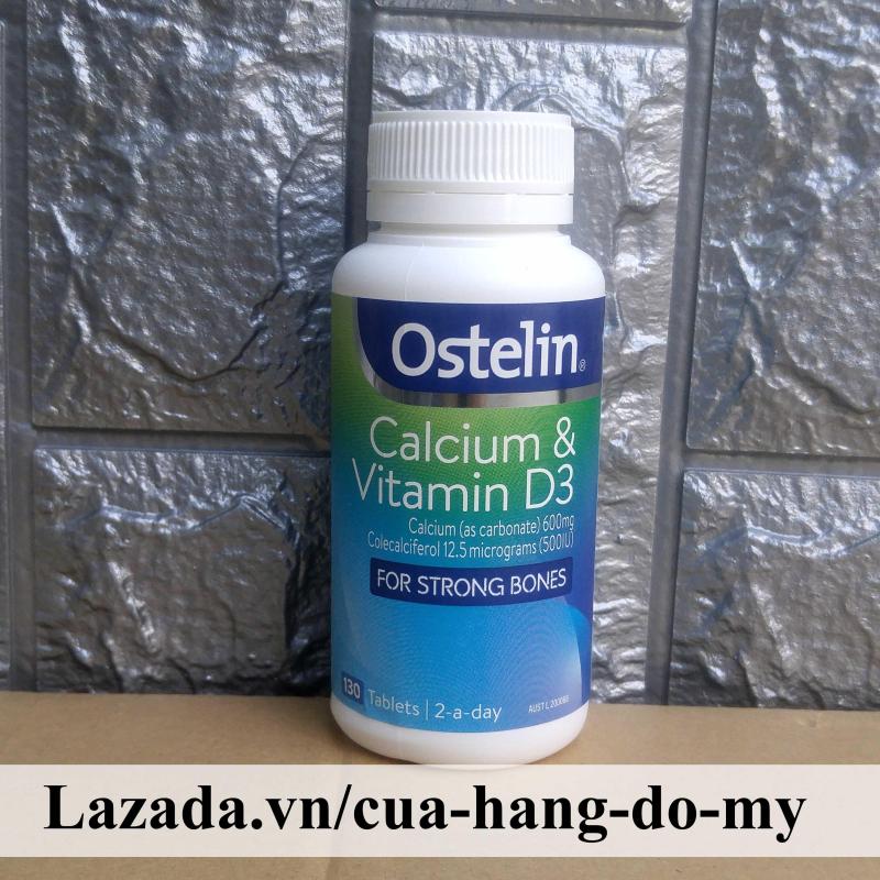 Viên uống Ostelin Canxi Calcium & Vitamin D3 Của Úc 130 viên - Ostelin Bổ sung canxi ngừa loãng xương cao cấp