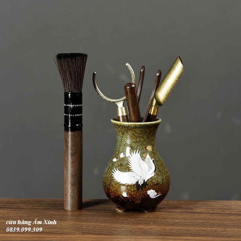 Bộ dụng cụ pha trà đạo / Bộ cung nhãn