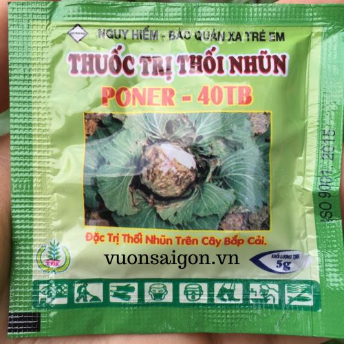 Viên trừ bệnh thối nhũn Poner 40TB 10 viên