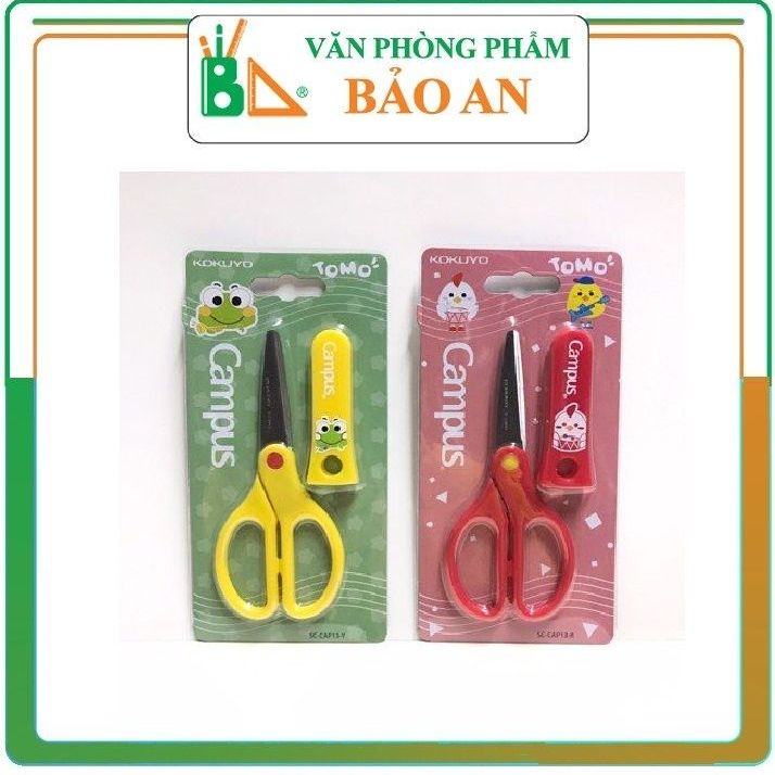 Kéo học sinh campus tomo sc-cap13-r/y - văn phòng phẩm bảo an