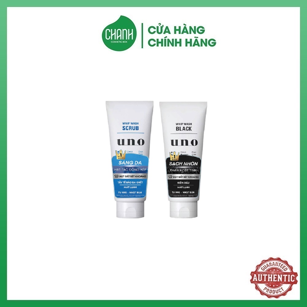 Sữa rửa mặt Uno tạo bọt whip wash