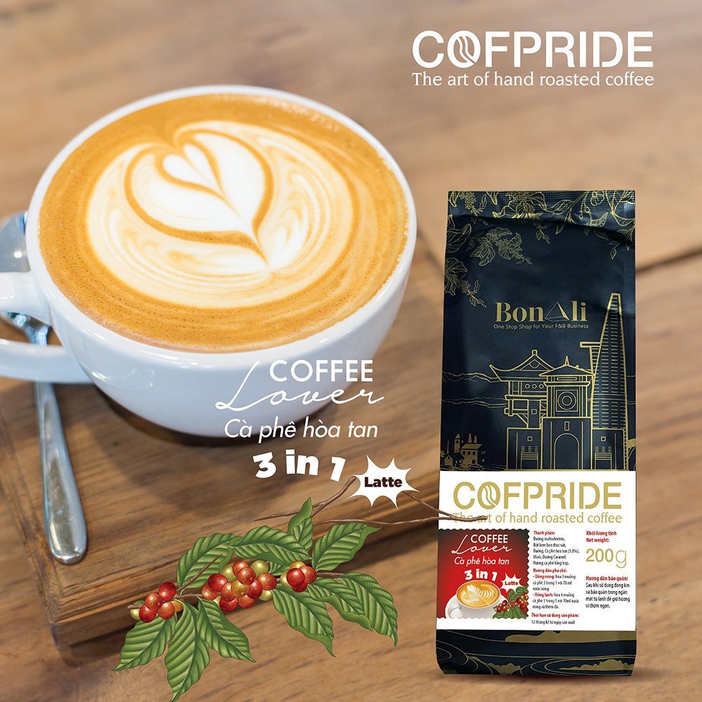 1 Gói Cafe Cofpride 3in1 200g - LOVER