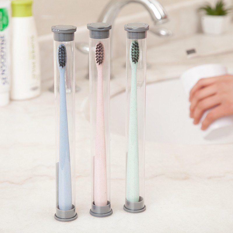 Bàn chải đánh răng làm từ than tre hoạt tính và lúa mạch sti2254