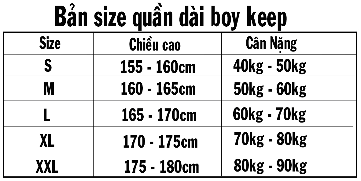 Quần dài body keep And FLy