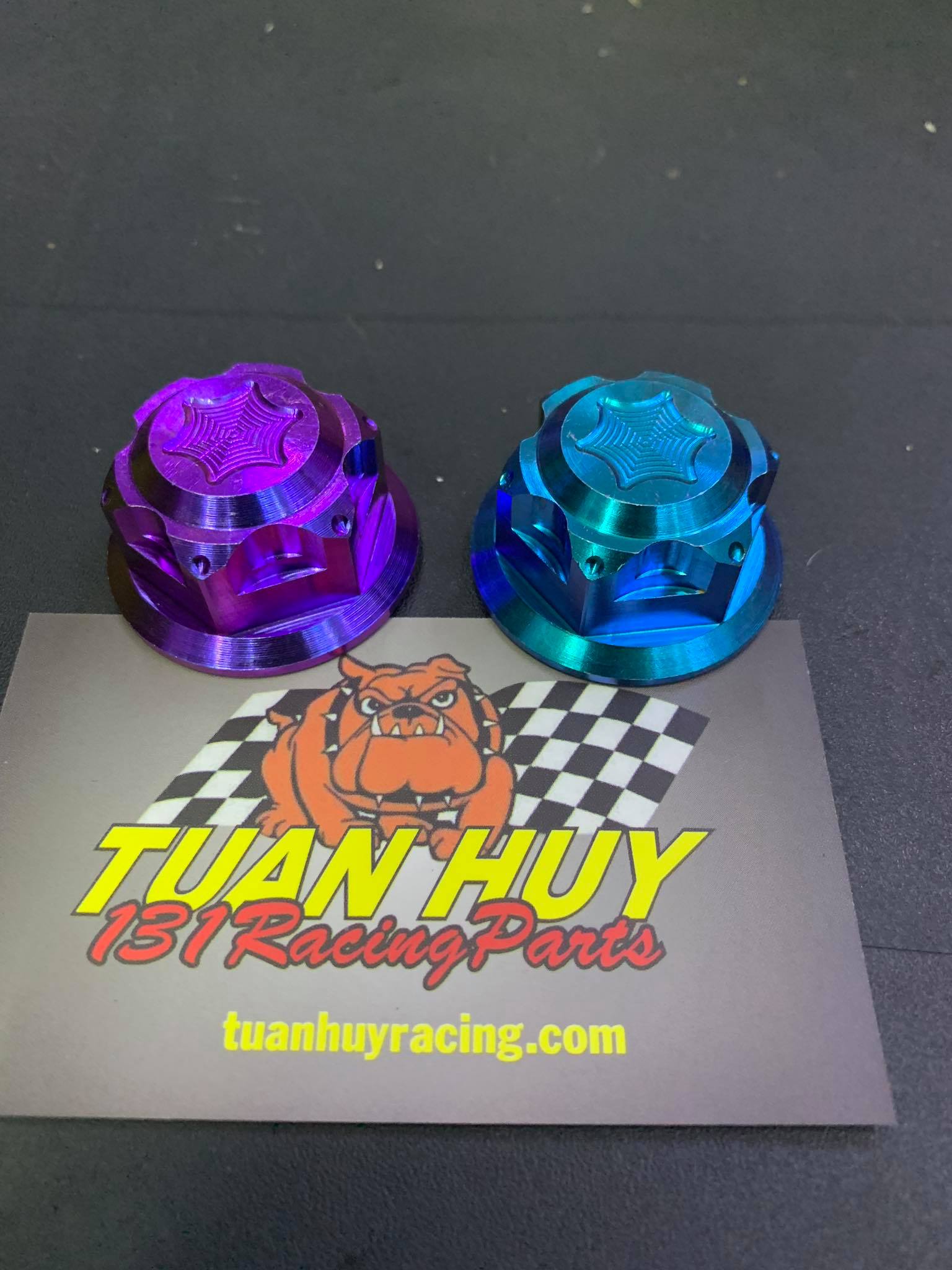 Tán titanium Gr5 M16 bánh sau tay ga 16ly dành cho xe Honda  Vario  Ab  SH  Sh mode  Click