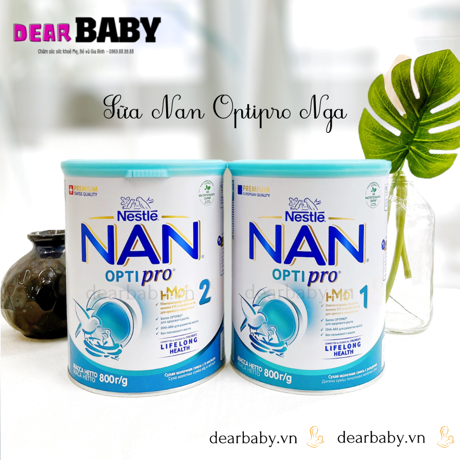 Sữa NAN NGA 800G OPTIPRO (đủ 4 số 1,2,3,4)