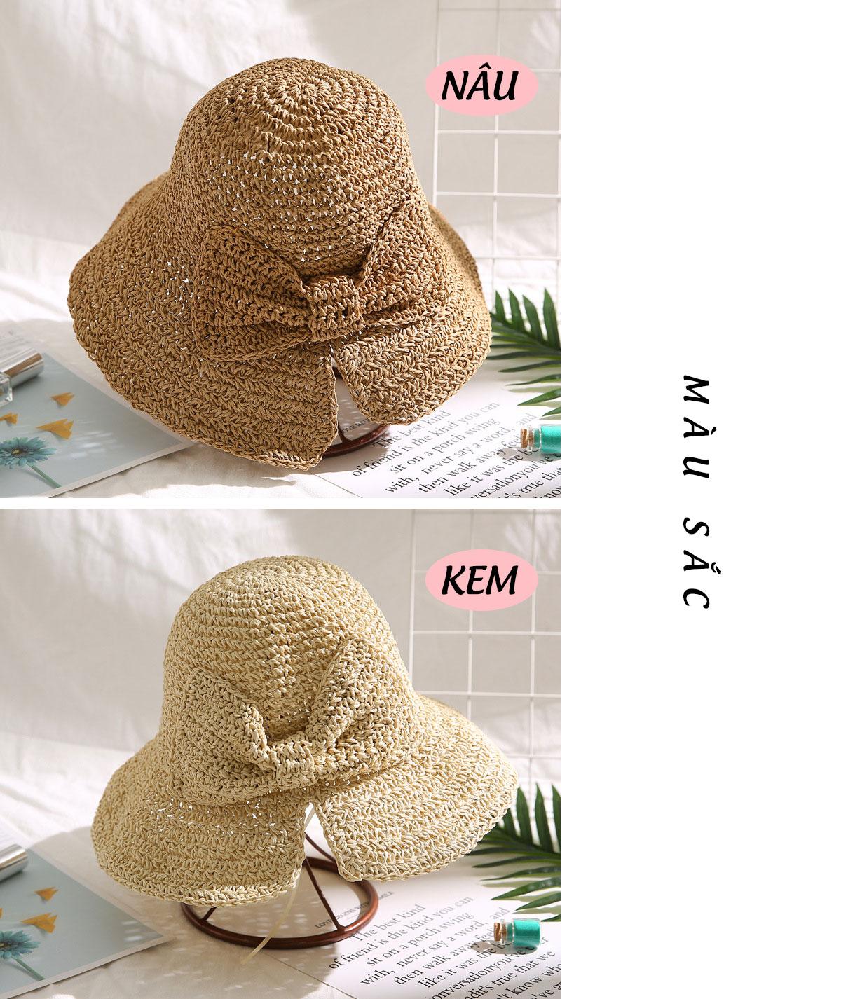 Straw hot hit bow beach hat-100style.net