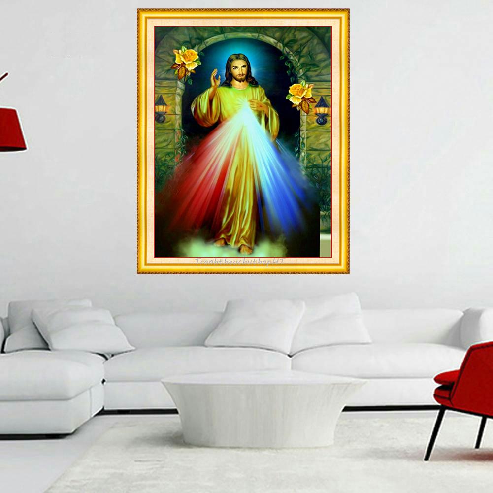 [HCM]Tranh đính đá Chúa Jesu VS463 - tự đính