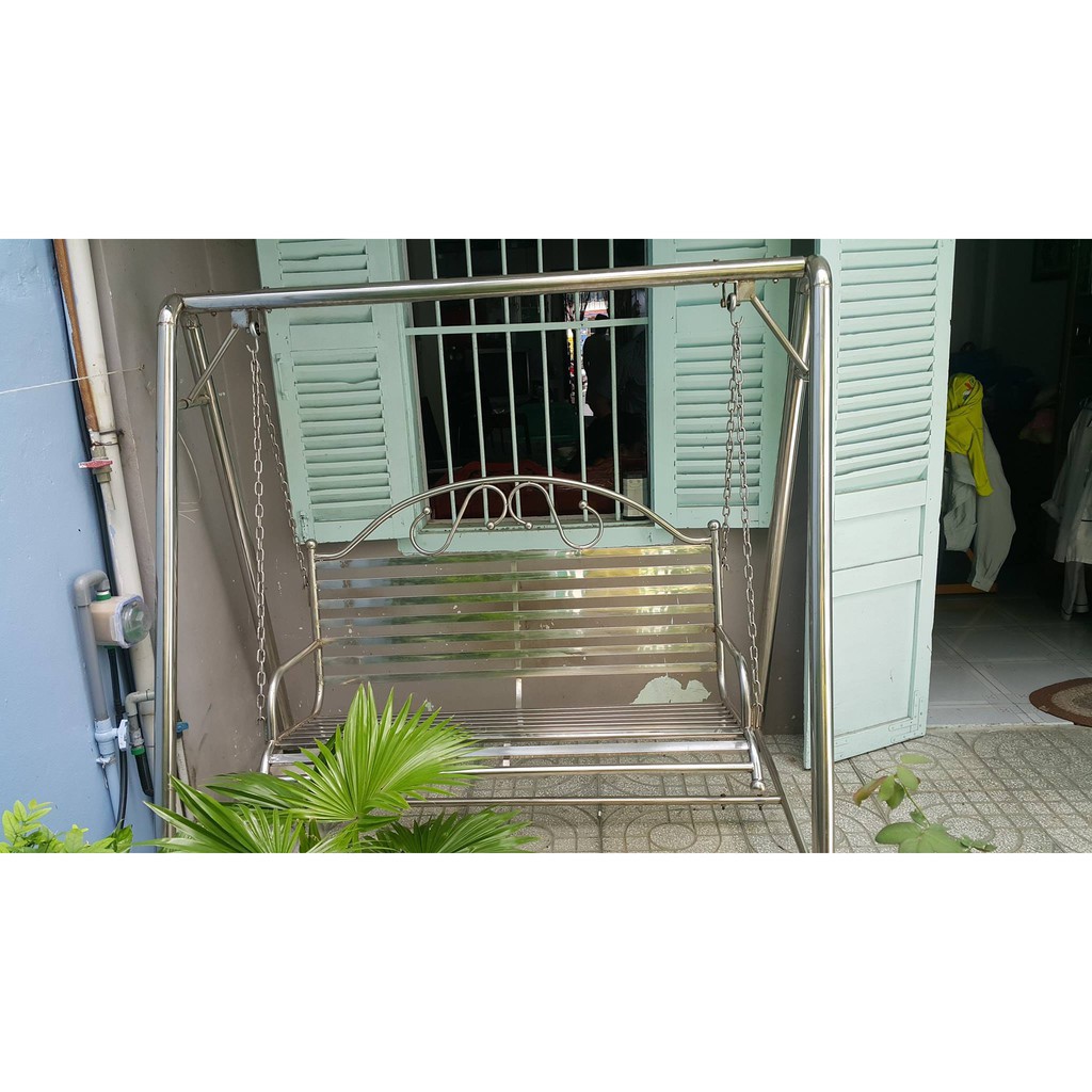 Ghế Xích đu Inox tháo ráp, new 100%.