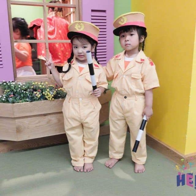 Bộ đồng phục công an trẻ em