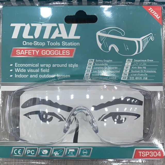 [Chính hãng] [Ảnh thật] Kính bảo hộ Total TSP304 Bảo Vệ Mắt [Hàng Chính Hãng]