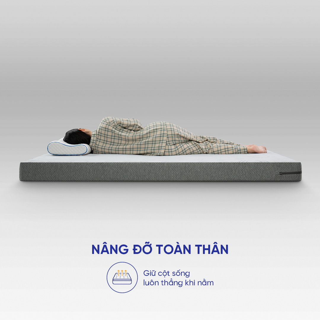 [HÀNG ĐẶT TRƯỚC] Nệm foam giảm áp lực Goodnight Hachi