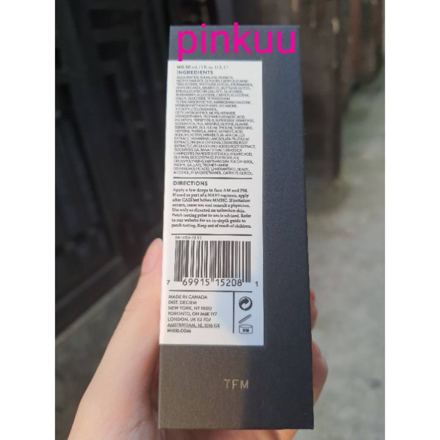 bill Canada Niod serum phục hồi da Modulating Glucosides