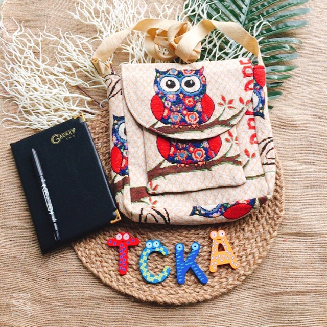 Túi Thổ Cẩm Đeo Chéo