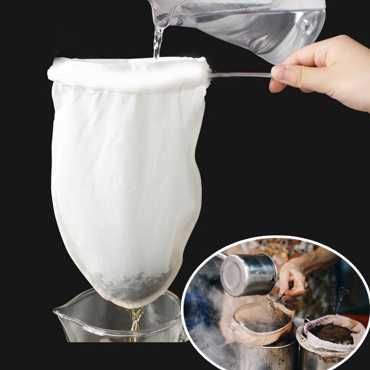 Vợt vải lọc trà/cà phê cán inox