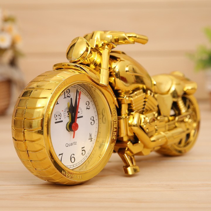 Đồng hồ để bàn báo thức hình xe mô tô
