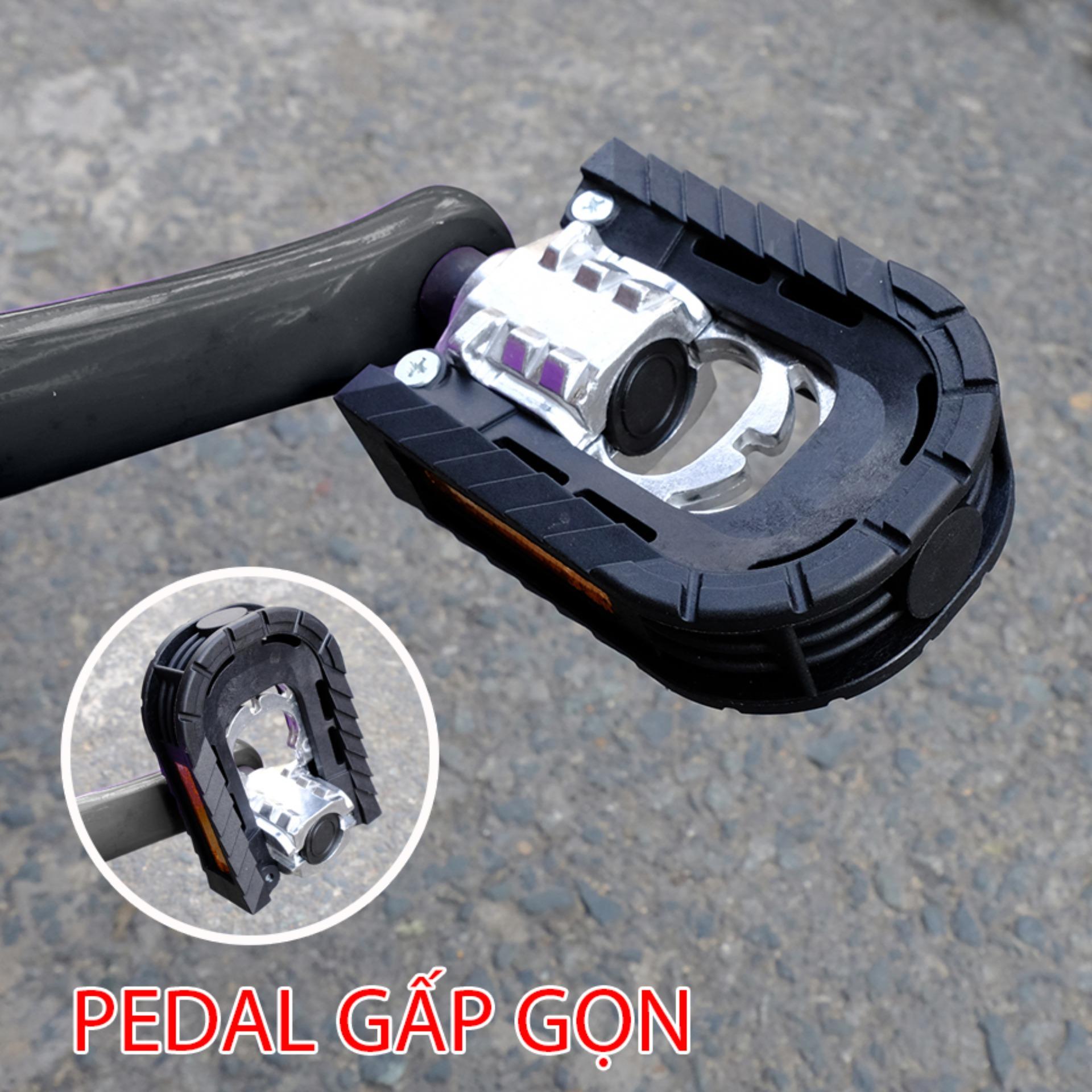 Pedal xe đạp nhôm - xếp gọn
