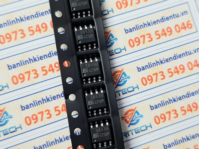 [ Combo 5 chiếc] UC3843B, 3843B IC Nguồn SOP-8