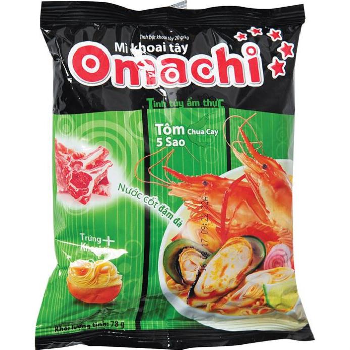 Thùng mì Omachi tôm chua cay 30 gói date mới