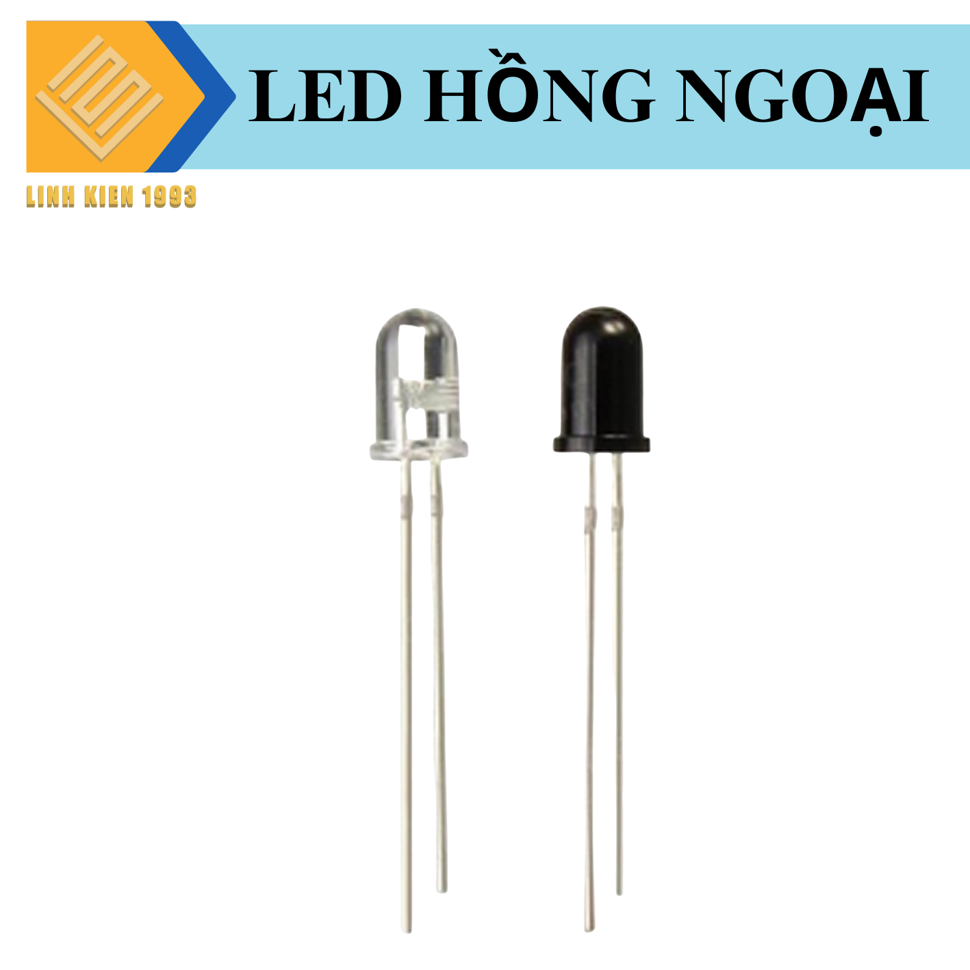 Led thu phát hồng ngoại 5mm