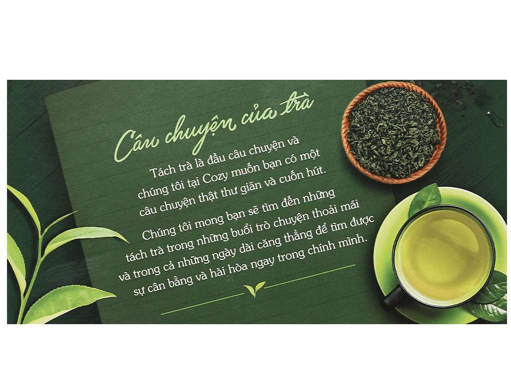 Trà túi lọc cozy Hộp 50g (25 gói x 2g)