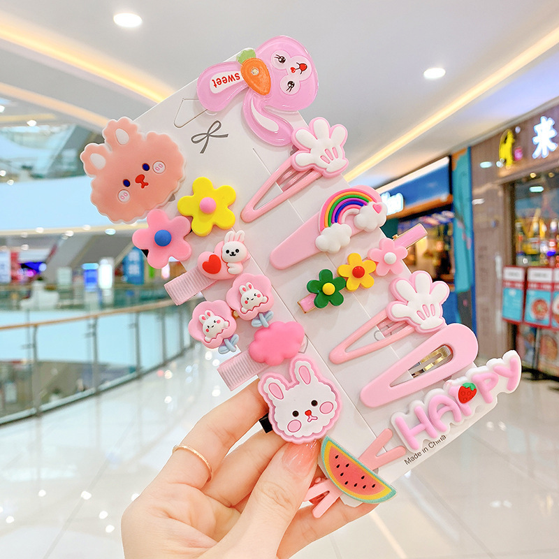Set kẹp tóc 14 món cho bé gái cực yêu
