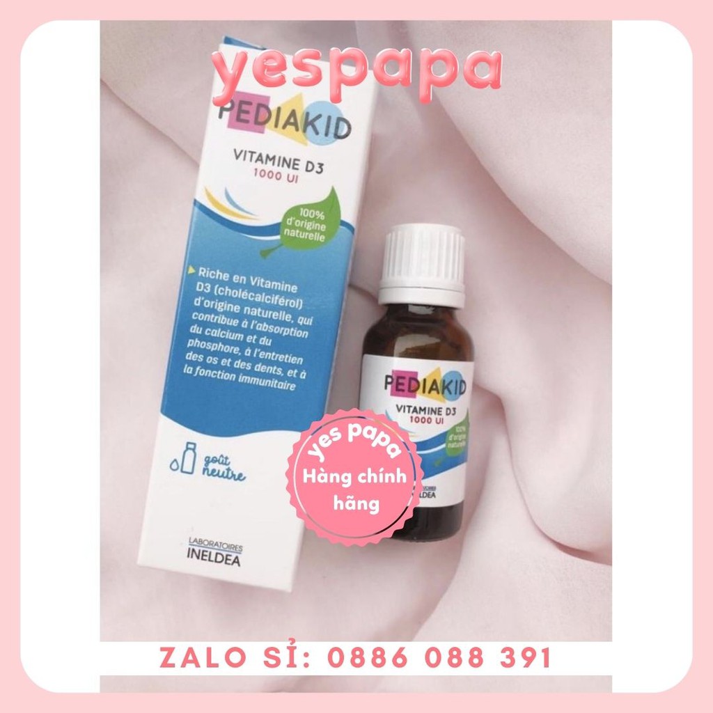 [HÀNG CHÍNH HÃNG] Pediakid Vitamin D3 (20ml)