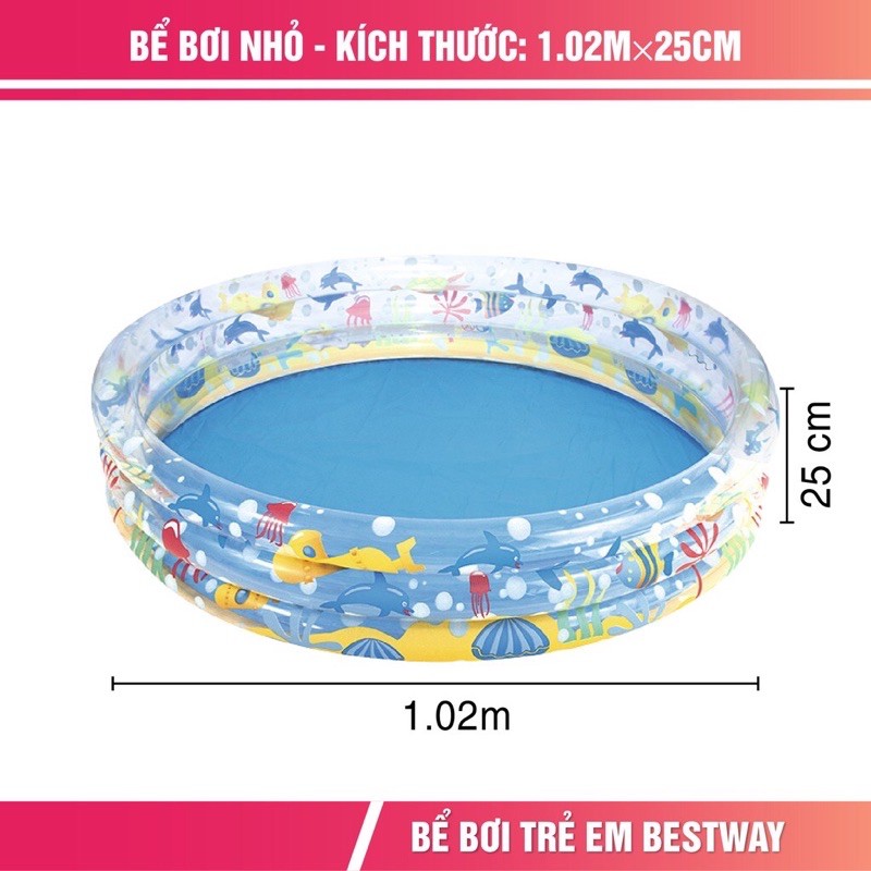 sét bể phao 3 chi tiết cho bé bể phao tròn