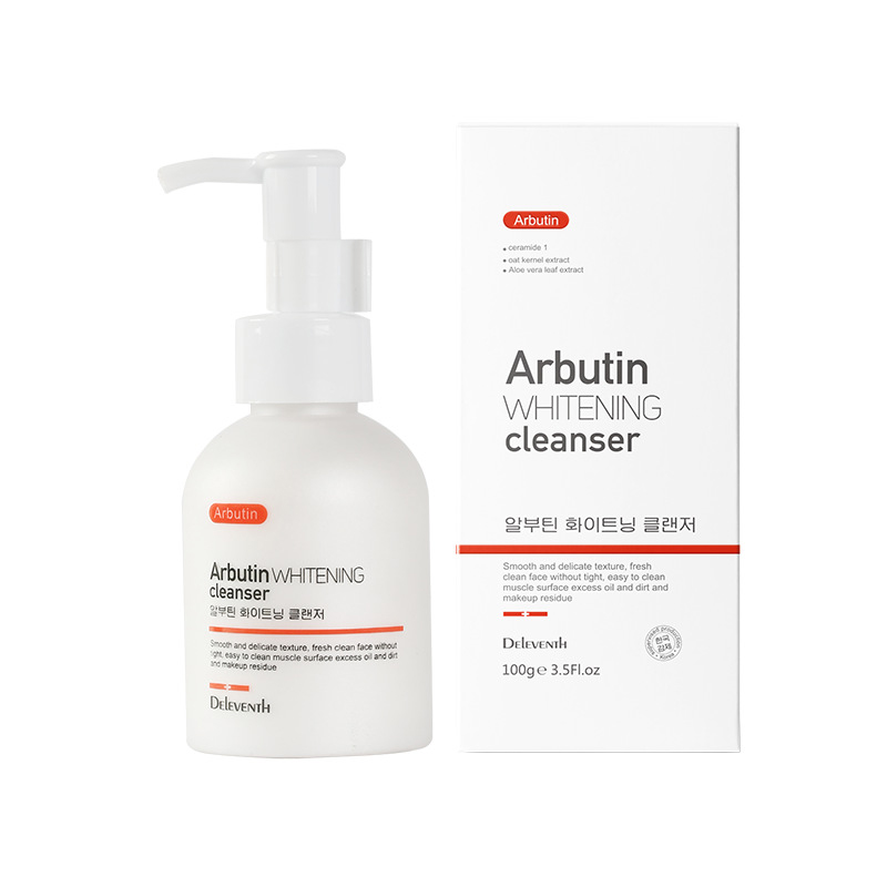 DELEVENTH Arbutin Sữa rửa mặt Dưỡng ẩm da Làm trắng da