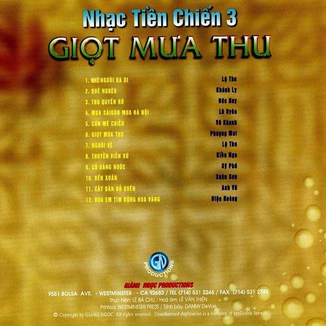 Bộ 5 đĩa cd Giáng Ngọc CD 1