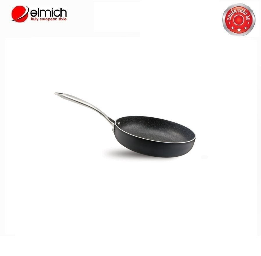 Chảo vân đá tự nhiên chống dính elmich opal el-3805, el-3806, el-3807, el-3808
