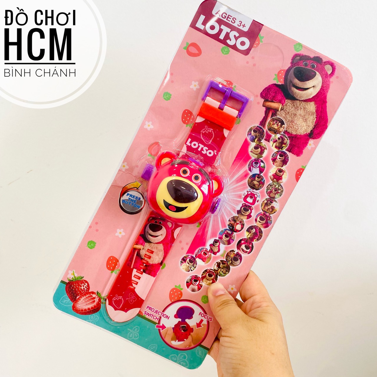 Đồ chơi trẻ em đồng hồ đeo tay chiếu hình ảnh lên tường 3D Spider man, công chúa búp bê Elsa, xem giờ