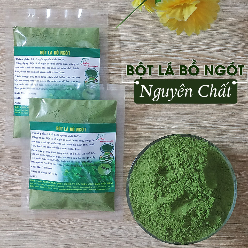 Bột Bồ Ngót Chợ Quê Nguyên Chất