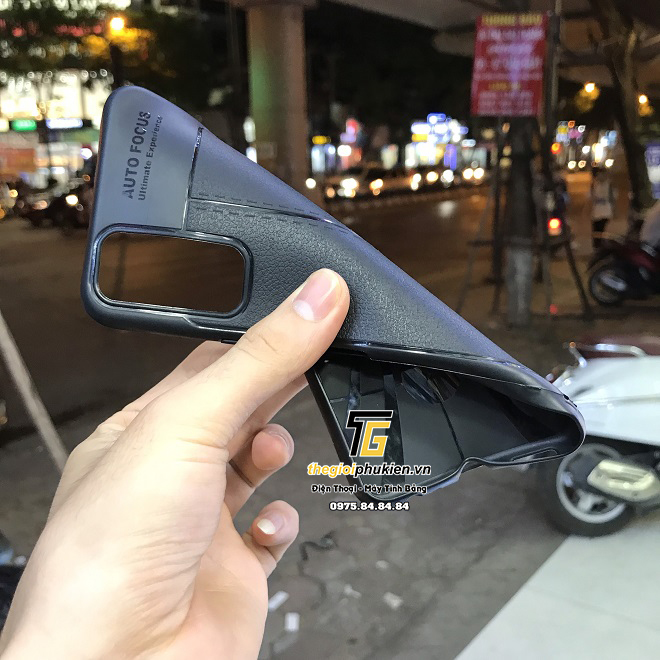 Ốp lưng Vivo V19 Neo silicon giả da Auto Focus