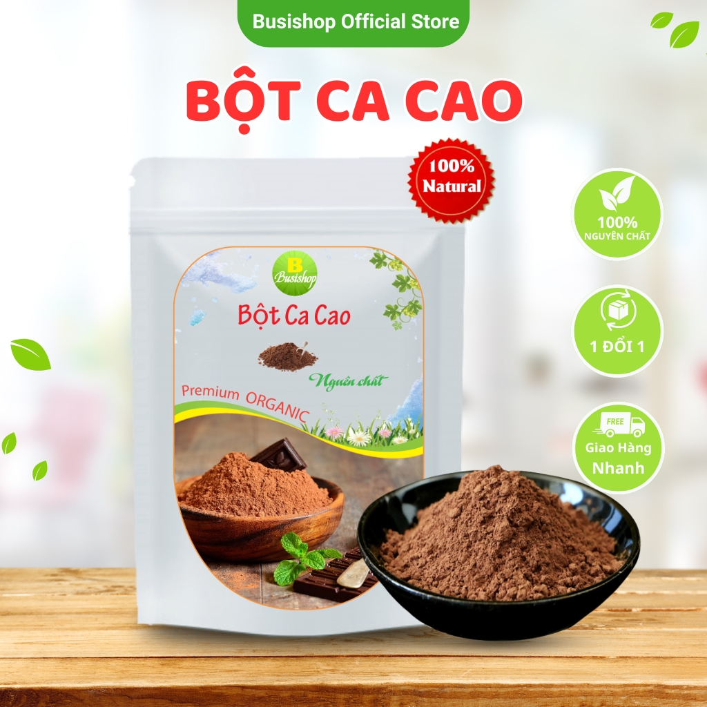 Bột Ca Cao Nguyên Chất 100g Chống Oxy Hóa, Giảm Cân