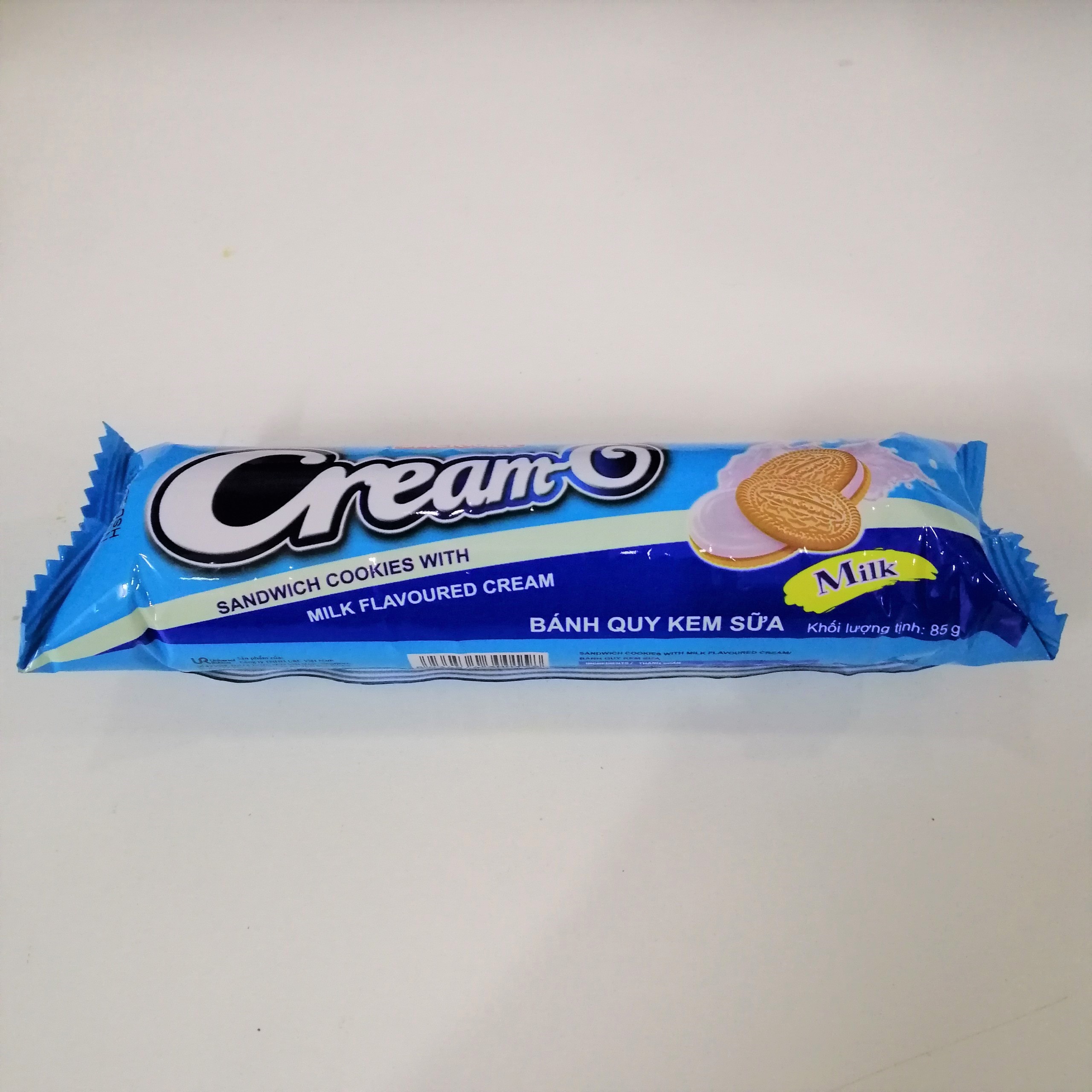 Bánh Quy Cream-O Kem Sữa (Cây 85g - Xanh Nhạt)