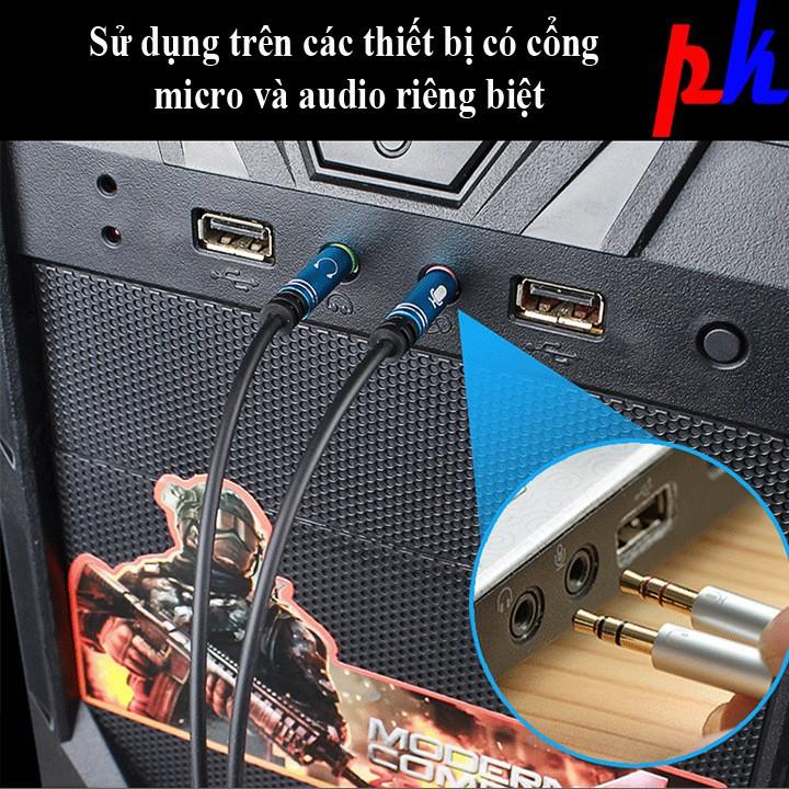 Jack chia audio và mic KL12