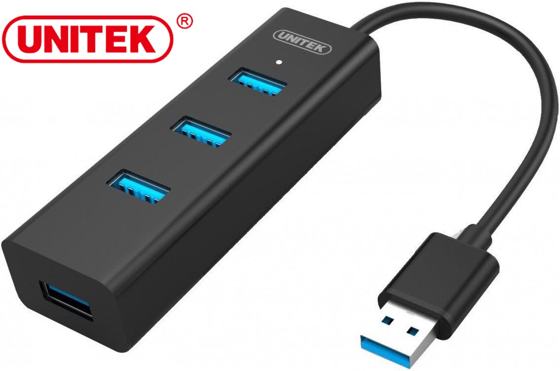 Bộ chia 4 cổng HUB USB 3.0 Unitek Y-3089