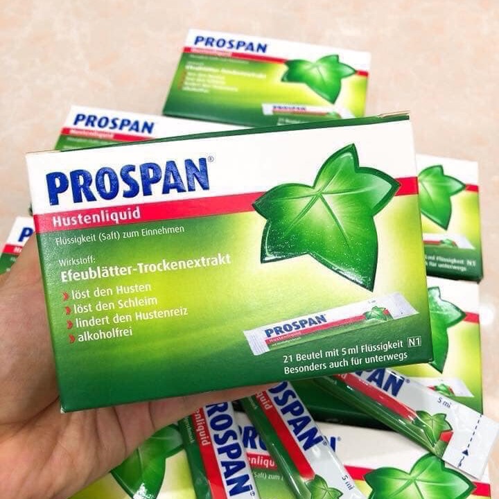 DẠNG GÓI - Siro Ho Prospan Đức Dùng Cho Bé Từ 6 Tuổi