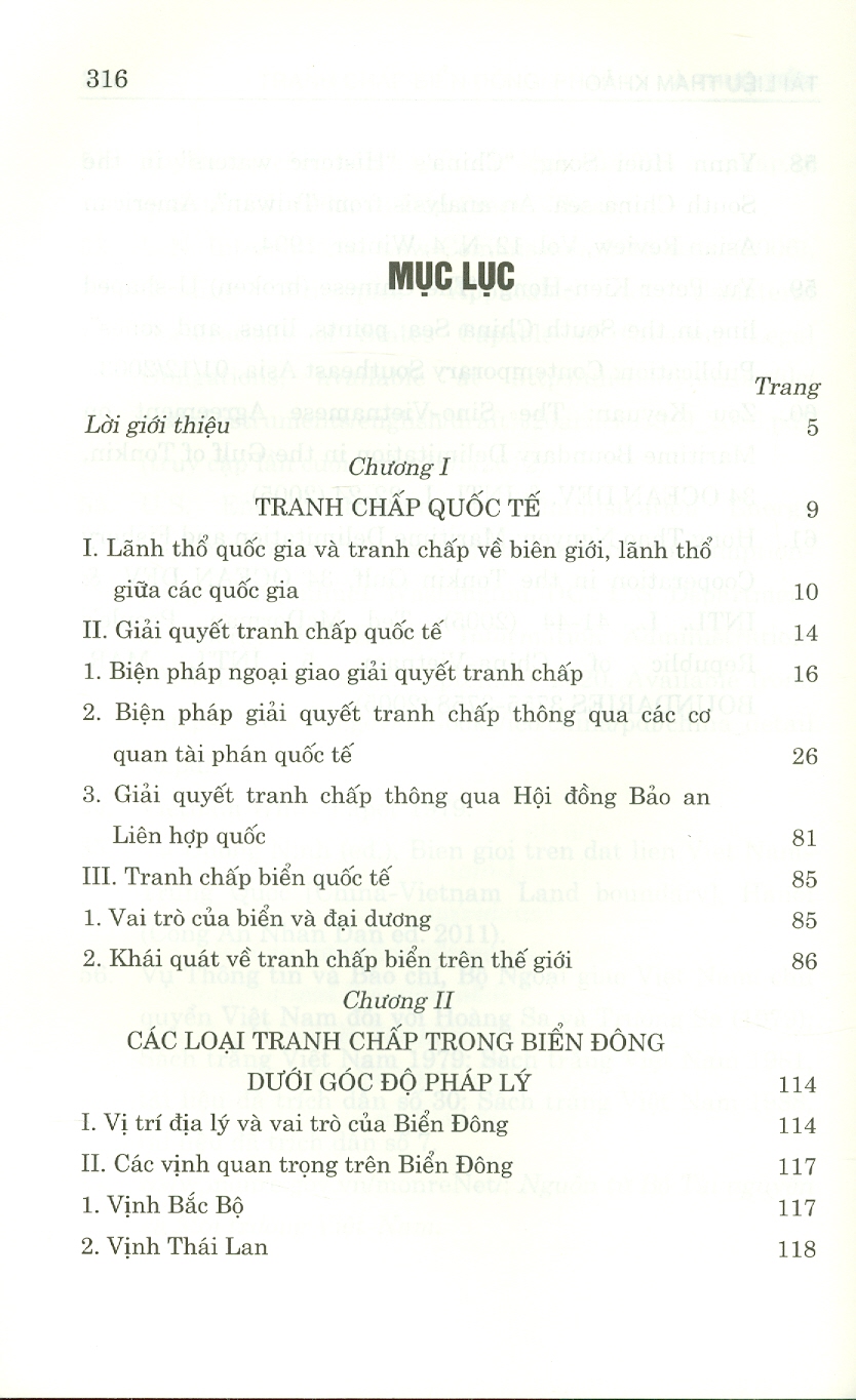 Tranh Chấp Biển Đông - Pháp Lý Và Thực Tiễn