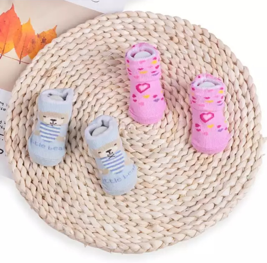 [HCM]Set 2 đôi tất túi lưới cho bé sơ sinh