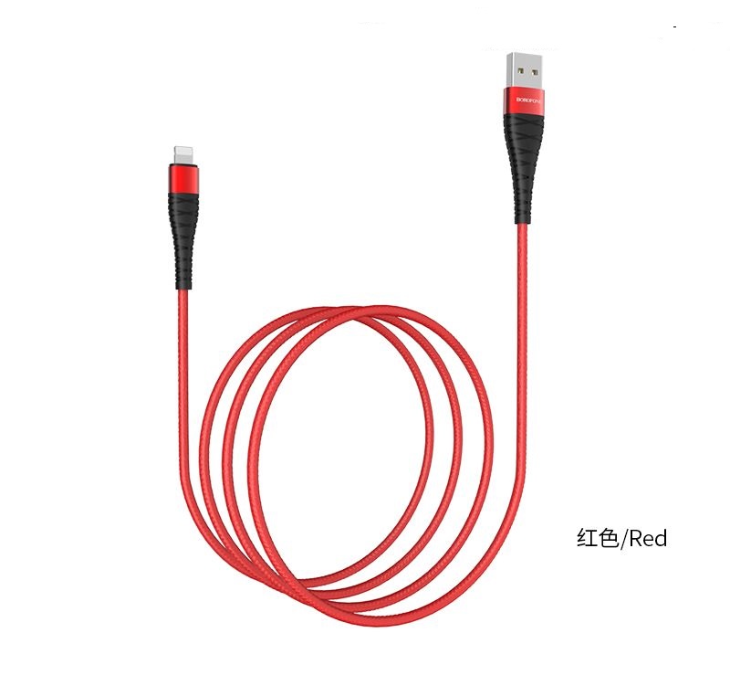 Cáp Sạc Borofone Dây Dài 1M Bx32 2.4A Cổng Lightning