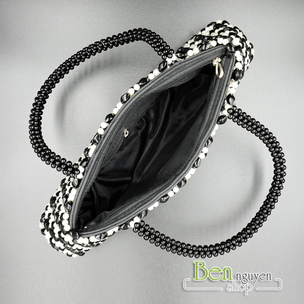 TÚI XÁCH HẠT CƯỜM (HANDMADE) BEN01 MÀU ĐEN