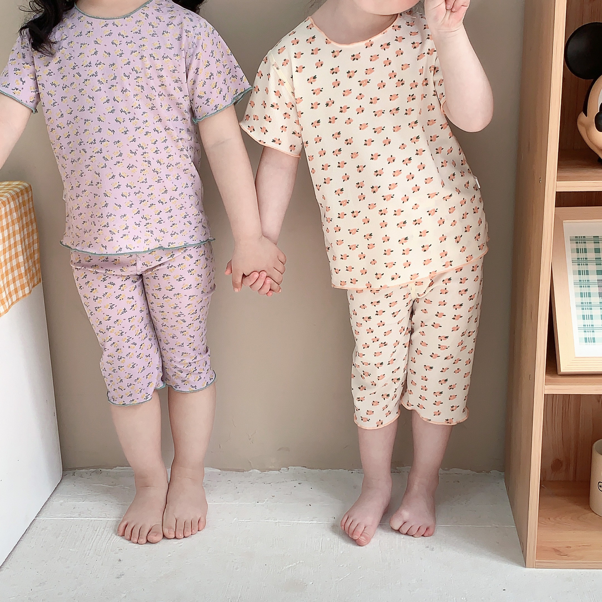 Đồ Bộ Bé Gái Mùa Hè Hoa Nhí