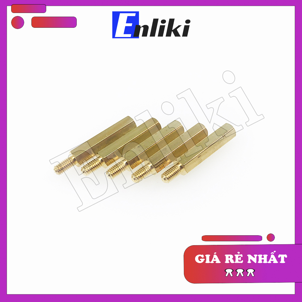 Cọc Đồng M3 Đực-Cái (20+6mm)