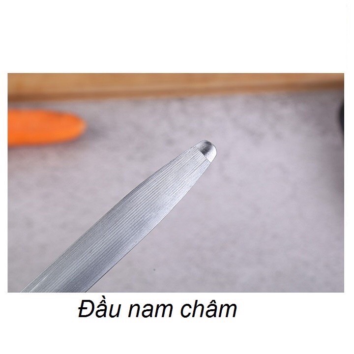 Dụng cụ mài dao,liếc dao, thép cacbon siêu cứng ( Cán Nhựa Đen )Siêu Bén