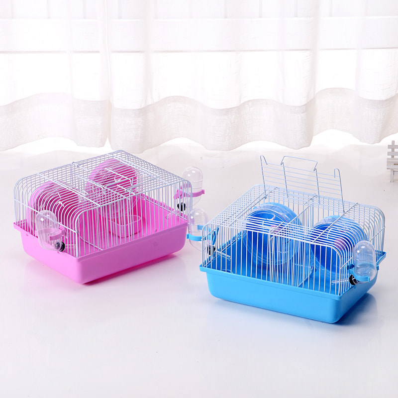 Lồng Đôi Nuôi Hamster 27*21*15cm