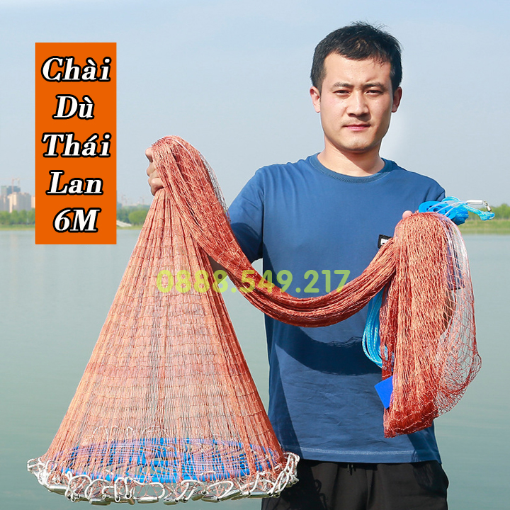 Chài Đánh Cá Đĩa Bay Loại Lớn 6M